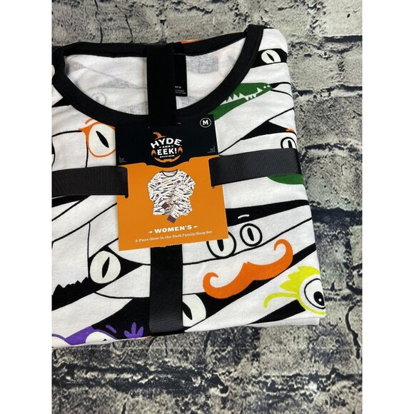 Hyde & Eek Women's Medium Mummy Halloween Matching Family Pajama Set - Picture 4 of 9